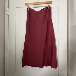Madewell Layout Burgundy Skirt